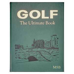 Golf: The Ultimate Book Personalized Leather-Bound Book