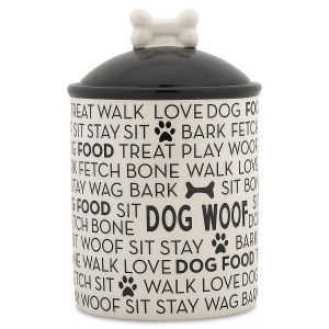 Dog Text Treat Jar