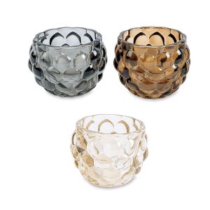 Bubble Glass Tealight Holders