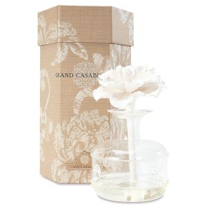 White Hibiscus Grand Casablanca Porcelain Diffuser