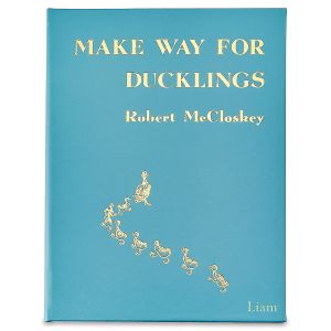 Make Way for Ducklings Personalized Leather Bound Book