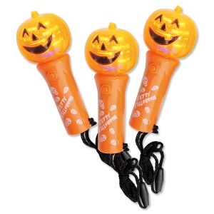 3 Mini Halloween Light Wand Spinners