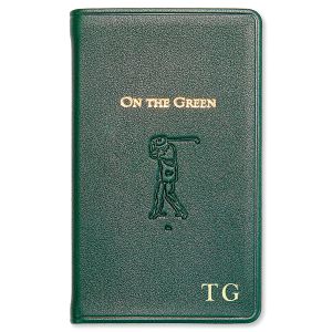 On The Green Personalized Leather-bound Book
