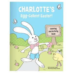 Egg-cellent Easter Personalized Coloring Book & Sticker Set