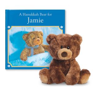 Hanukkah Bear For Me Personalized Storybook with Plush Bear