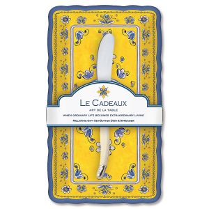 Le Cadeaux Benidorm Butter Dish with Spreader