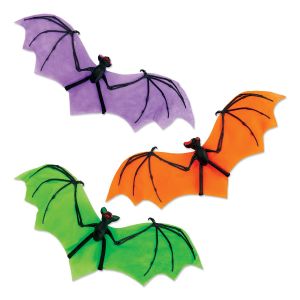 Colorful Hanging Bat Halloween Decoration