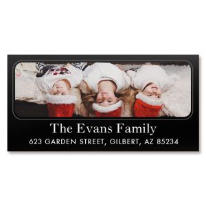 Modern Deluxe Personalized Photo Address Label
