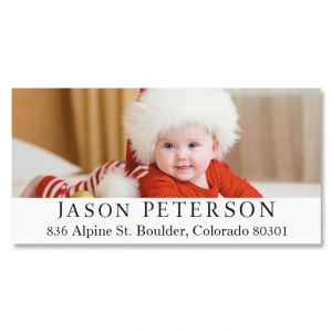 Classic Deluxe Personalized Photo Address Label