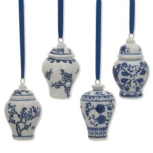 Blue Ginger Jar Ornaments