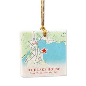 Map Personalized Ornament