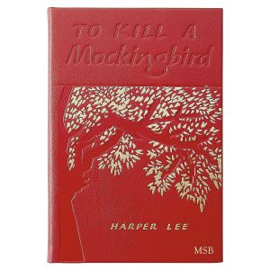 To Kill a Mockingbird Personalized Red Leather-Bound Book