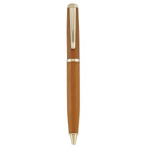 Traditional Leather Wrapped Tan Pen