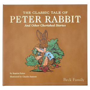 The Classic Tale of Peter Rabbit Personalized Leather-Bound Book