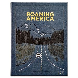 Leather Bound Personalized Roaming America Book