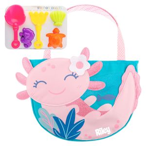 Axolotl Personalized Beach Tote with Sand Toys by Stephen Joseph®