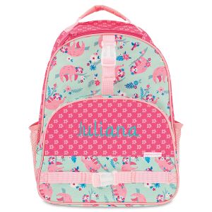All Over Sloth Print Personalized Backpack by Stephen Joseph®