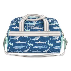Blue Shark Personalized Duffel Bag by Stephen Joseph®