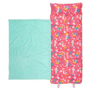 All-Over Pink Mermaid Print Personalized Nap Mat by Stephen Joseph®