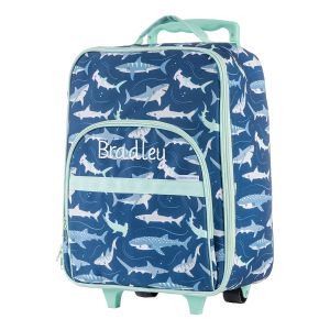 Blue Shark Personalized Rolling Luggage by Stephen Joseph®