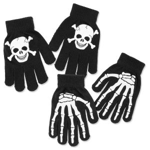 Funny Bones Glow in the Dark Gloves