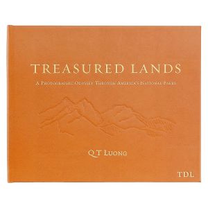 Treasured Lands Personalized Tan Leather-bound Book