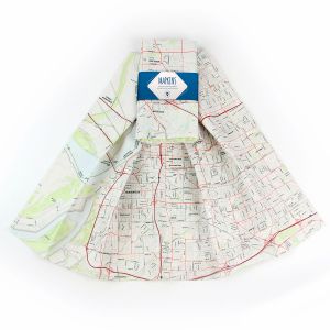 Personalized Map Kitchen Towel