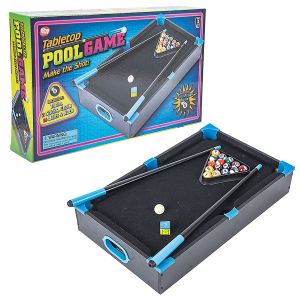 Neon Wooden Tabletop Pool Game