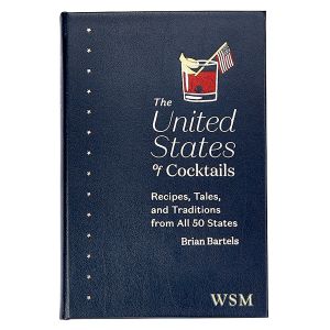 The United States of Cocktails Personalized Leather-bound Book