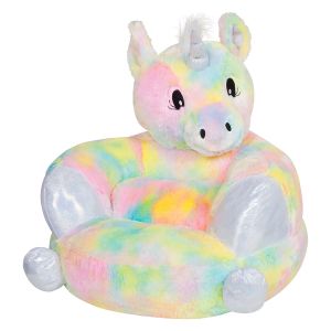 Children's Rainbow Unicorn Plush Character Chair