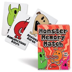 Monster Memory Match Card Game