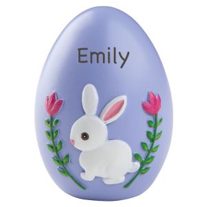 Personalized Purple Resin Easter Egg