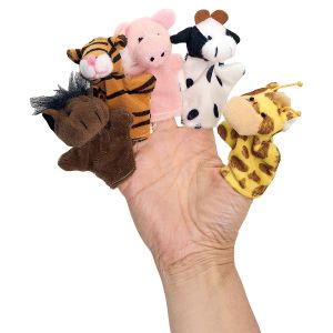 Jungle & Farm Friends Finger Puppet