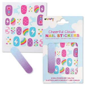 Cheerful Clouds Nail Stickers