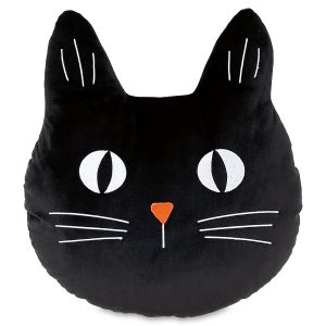 Black Cat Shaped Pillow