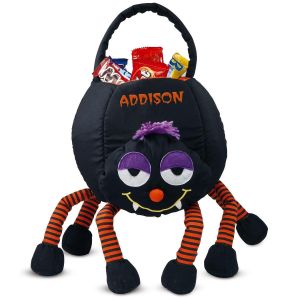 Spider Personalized Halloween Treat Bag