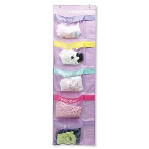 Days-Of-The-Week Hanging Organizer-Pastel
