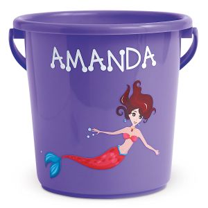 Fun-in-the-Sand Plastic Bucket-Purple-Z814520F