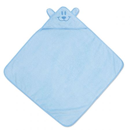 Blue Bear Hooded Animal Personalized Towel