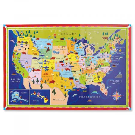 This Land Is Your Land USA Map by Dan Yaccarino