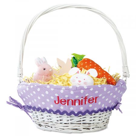 Personalized Easter Baskets with Liners