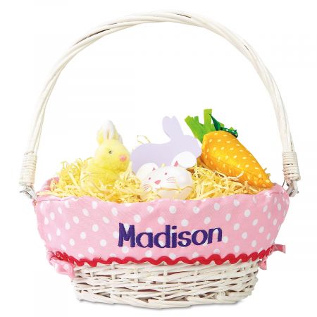 Personalized Easter Baskets with Liners