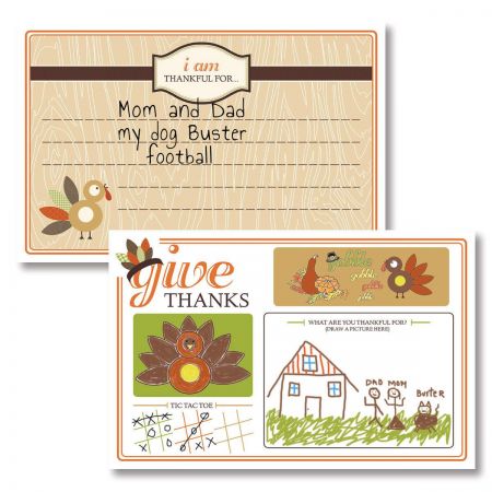 Give Thanks Placemat by Maureen Anders