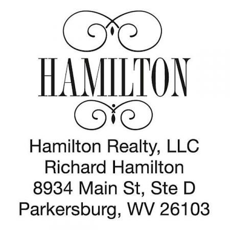 Square Address Stamp