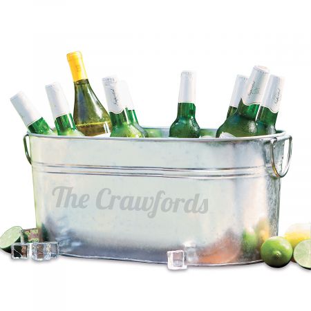 Personalized Beverage Tub With Stand