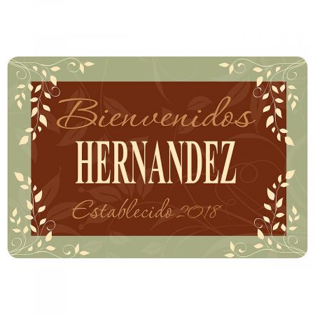 Bienvenidos Establecido Doormat