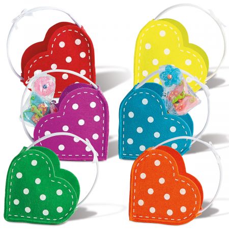 Valentines Felt Treat Bags