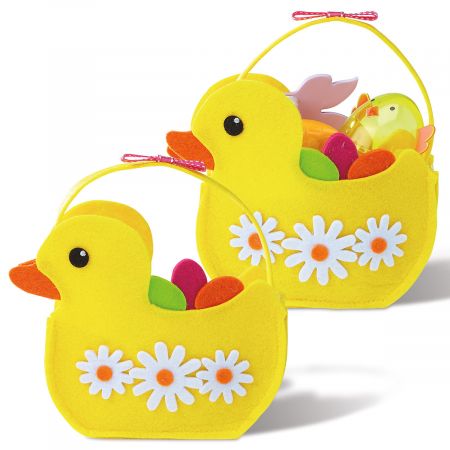 Easter Felt Duck Treat Bags
