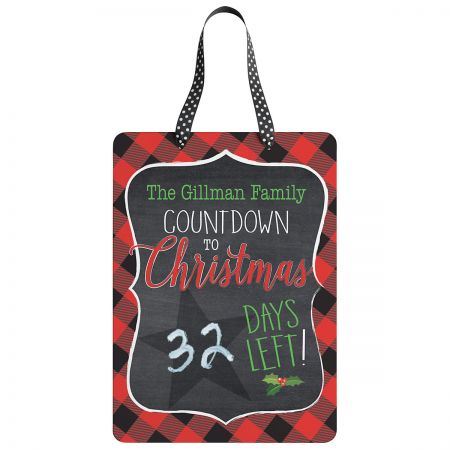 Count Down To Christmas Aign Chalk Board 