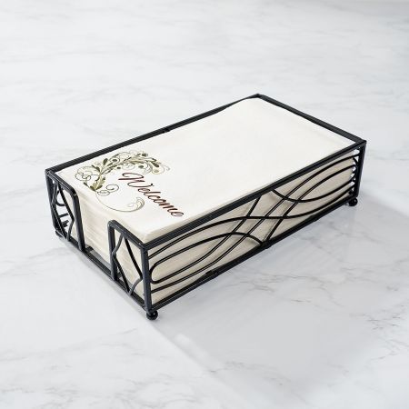 Welcome Flourish Disposable Hand Towels Lillian Vernon